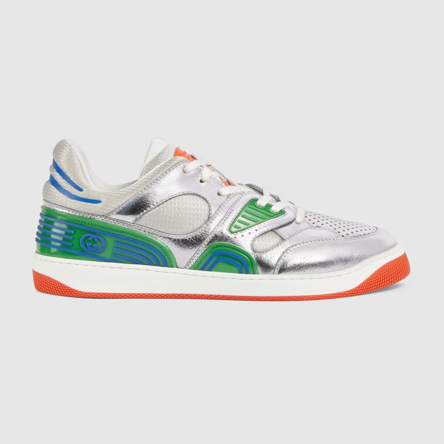 Homme GUCCI Baskets | Baskets Gucci Good Game Pour Homme Cuir Argente